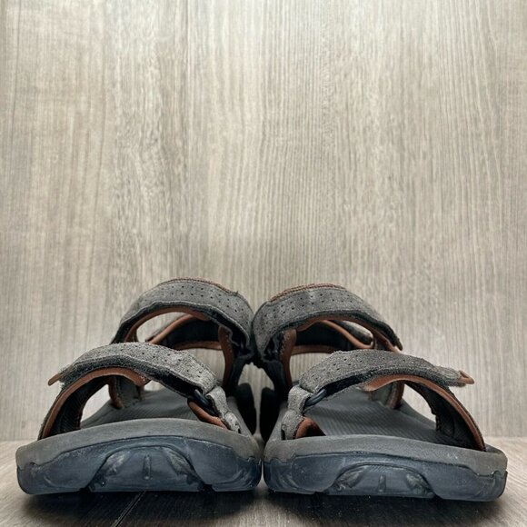 Teva Sandals Mens Size 12 Katavi 2 Adjustable Trail Hiking Suede Brown 1019192 - Picture 2 of 12